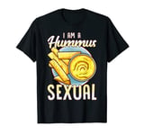 Funny Im A Hummus Sexual Hommus Vegan Vegetarian Joke Dip T-Shirt