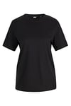 BOSS Womens Ecosa Relaxed-fit T-Shirt in Organic-Cotton Jersey Black