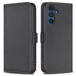 BINFEN För Samsung Galaxy A55 5G Fodral Plånboksfodral - Svart Svart