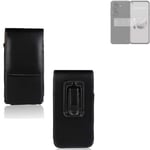 For Asus Zenfone 10 belt bag holster outdoor case cover sleeve black Case Leathe
