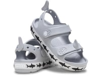 Crocs Crocband Cruiser Sandal T, Shark (Light Grey), 10 UK Child