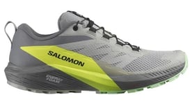 Chaussures de trail salomon sense ride 5 gris   jaune