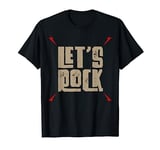 Lets Rock & Roll Guitar Player Rock Music Rock and Roll T-Shirt