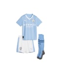 Puma Childrens Unisex Manchester City F.C. Home Mini Kit - Blue - Size 3-4Y