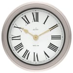 Acctim Turin Wall Clock - Indoor/Outdoor - Mist Grey 35.5cm