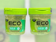 2 x Eco Style Olive Oil Styling Hair Gel 236ml (8 fl.oz)