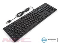 NEW Dell KB216 BELGIAN Slim Office Multimedia Desktop Keyboard (BLACK)