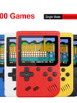 retro bärbar mini handhållen videospelskonsol 8-bitars 3,0 tum färg lcd pojke flicka färg spelspelare inbyggd 400 spel #8780207