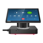 Lenovo ThinkSmart Hub 11H1 - Tout-en-un Core i5 8365UE / jusqu'à 4.1 GHz vPro RAM 16 Go SSD 256 NVMe UHD Graphics 620 Gigabit Ethernet LAN sans fil: 802.11a/b/g/n/ac, Bluetooth 5.0 Win 11 IoT Enterprise SAC moniteur : LED 10.1" 1920 x 1200 (WUXGA) @ 60 Hz écran tactile noir corbeau, rouge (couvercle inférieur) TopSeller avec 3 ans de support Premier, première année maintenance