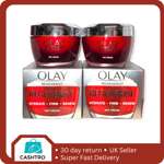 2 X Olay Regenerist Face Cream with Hyaluronic Acid 50ml