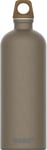 SIGG - Aluminium Water Bottle - Traveller MyPlanet Smoked Pearl - Climate Neutral Certified - Suitable For Carbonated Beverages - Leakproof - Lightweight - BPA Free - Smoked Pearl - 1 L