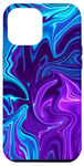 Coque pour iPhone 13 Pro Max Belle couleur marbrée pour homme et femme