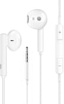 Oppo A74 5G - In-Ear Earphones Headphones Headset Earbuds with In-Line Remote Control for Oppo A74 5G