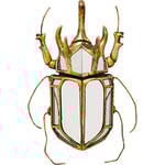 Kare Design Décoration Murale Beetle Miroir, Verre, Or, Miroir doré, Coccinelle, Insecte, Deco Intérieur, Décoration Murale Pour Salon, Chambre, Couloir, Bureau, 25x39x6 cm (H/L/P)