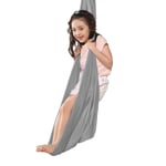YANFEI Indoor Kids Therapy Swing Toy Set Nylon Snuggle Sensory Swing Snuggle Cuddle Hammock Seat For Children With Autism, ADHD, Aspergers (Color : GRAY, Size : 150X280CM/59X110IN)