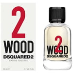 DSQUARED2 TWO WOOD 50ML EDT SPRAY - NEW BOXED & SEALED - FREE P&P - UK