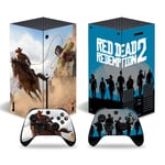 Kit De Autocollants Skin Decal Pour Xbox Series X Console De Jeu Red Dead Redemption 2, T1tn-Seriesx-8019