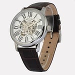 Rotary GLE000015/21S Gents Skeleton Dial Automatic Leather Strap Watch RRP £450