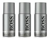 3PACK Hugo Boss Bottled Deodorant Spray 150ml x 3