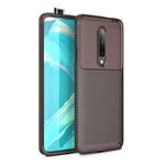 NOKOER Case for Motorola Moto G 5G Plus, TPU Flexible Material Ultra-thin Cover, Anti-Fingerprint Slim Fit Phone Case [Wear Resistant] [Slip-Resistant] - Brown