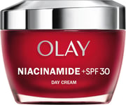 Olay Niacinamide + SPF30 Moisturiser, Day Cream with 99 Percent Pure Niacinamide