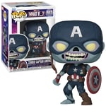 Funko POP! Marvel Zombie Captain America What If #941 Vinyl Figure New