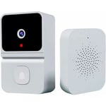 Kit de caméra de sonnette WiFi intelligente tuya, sonnette de visiophone sans fil avec carillon, avec vision nocturne/interphone vidéo