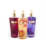 Victoria's Secret 3-pack Fragrance Mist Pure Seduction/coconut/love Spell - Victor Transparent