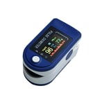 Finger Clip Oximeter Large Screen Display Blood Oxygen Saturation Monitor Pulse Heart Rate Monitor Blue