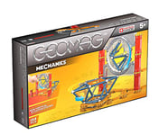 GEOMAG - MECHANICS - 164 Pièces - Jeu de Constructions Magnétiques pour Enfants dès 5 Ans - Circuit Magnétique de Réaction en Chaine - STEM - Fabrication Suisse - Construction 3D