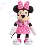 Just Play Peluche Musicale La Maison Magique de Mickey Mouse Disney Junior avec Effets sonores et Lumineux, Minnie Mouse, Jouet pour Enfant de 3 Ans et Plus