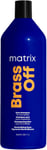 Matrix | Brass off | Blue Toning Shampoo to Correct Orange Undertones on Lighten