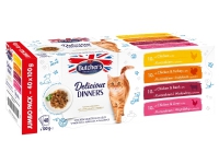 BUTCHER'S Delicious Dinners Jumbopaket - våtfoder för katter - 4 x 100 g
