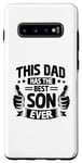 Coque pour Galaxy S10+ Ce père a le meilleur fils de tous les temps pour la fête des pères