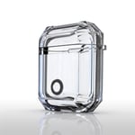 Double Color Case Tpu Shell Transparent Cover Black For Airpods 1st