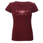 2117 Apelviken T-Shirt Dam Vinröd (Storlek: XL)