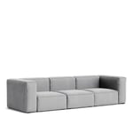 HAY - Mags Soft 3 Seater Combination 1 - Dark Grey Stitching - Cat.4 - Hallingdal 65 130 - Soffor