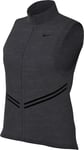 NIKE FB4469-010 W NK SWIFT WOOL TF MDLR VEST Jacket Women's BLACK/DK SMOKE GREY/BLACK Size XL