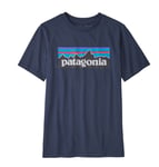 Patagonia Kids Regen Organic Cert Cotton T-Shirt New Navy XS (5-6år)