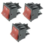 Replacement Switch Rocker 3 Pack For BX190 Numatic Henry Vacuum Cleaners
