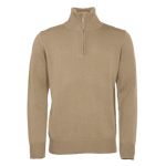 Nordfjord Half Zip Knitted Sweater, ulltröja
