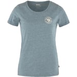 Fjällräven Womens 1960 Logo T-shirt (Blå (INDIGO BLUE-MELANGE/534-999) Small)