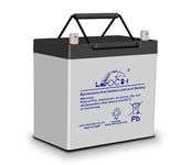 12V 55Ah (AGM) batteri 228 x 138 x 208