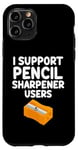 Coque pour iPhone 11 Pro I Support Taille-crayon Manuel Rotatif Utilisateurs Graphite