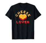Cheese Lover I love Cheese Heart Cream Cheese T-Shirt