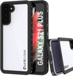 PunkCase Designed For Galaxy S21 Plus [NEW & SEALED] White back/ black case