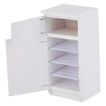 1:12 White Mini Refrigerator Excellent Furniture Model Kitchen Accessory UK AUS