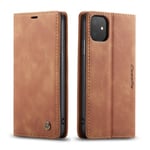 CASEME Plånboksfodral för iPhone 11 & XR - Brun