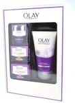 Olay Anti Wrinkle Firm & Lift Gift Set Day Night Eye Cream Face Wash SPF15