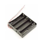 4x 18650 batterihållare med kabel - serieanslutning (14,4V)